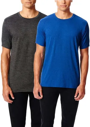 32 DEGREES Weatherproof Mens Cool Tee Short Sleeve, Crew Neck, Quick Dry, Anti-Odor