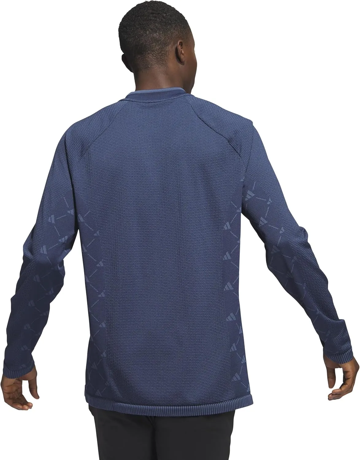 adidas Men's Ultimate365 Tour Primeknit Long Sleeve Golf Polo Shirt