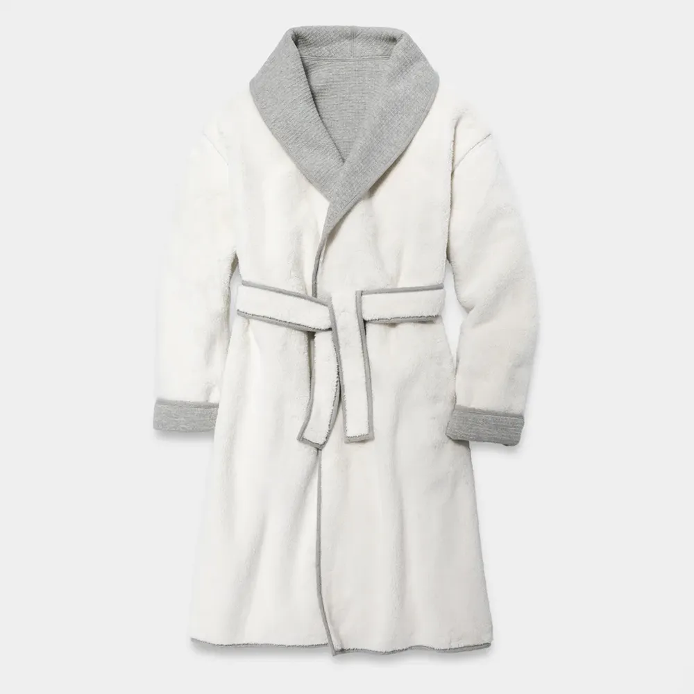Anabella Reversible Robe Grey