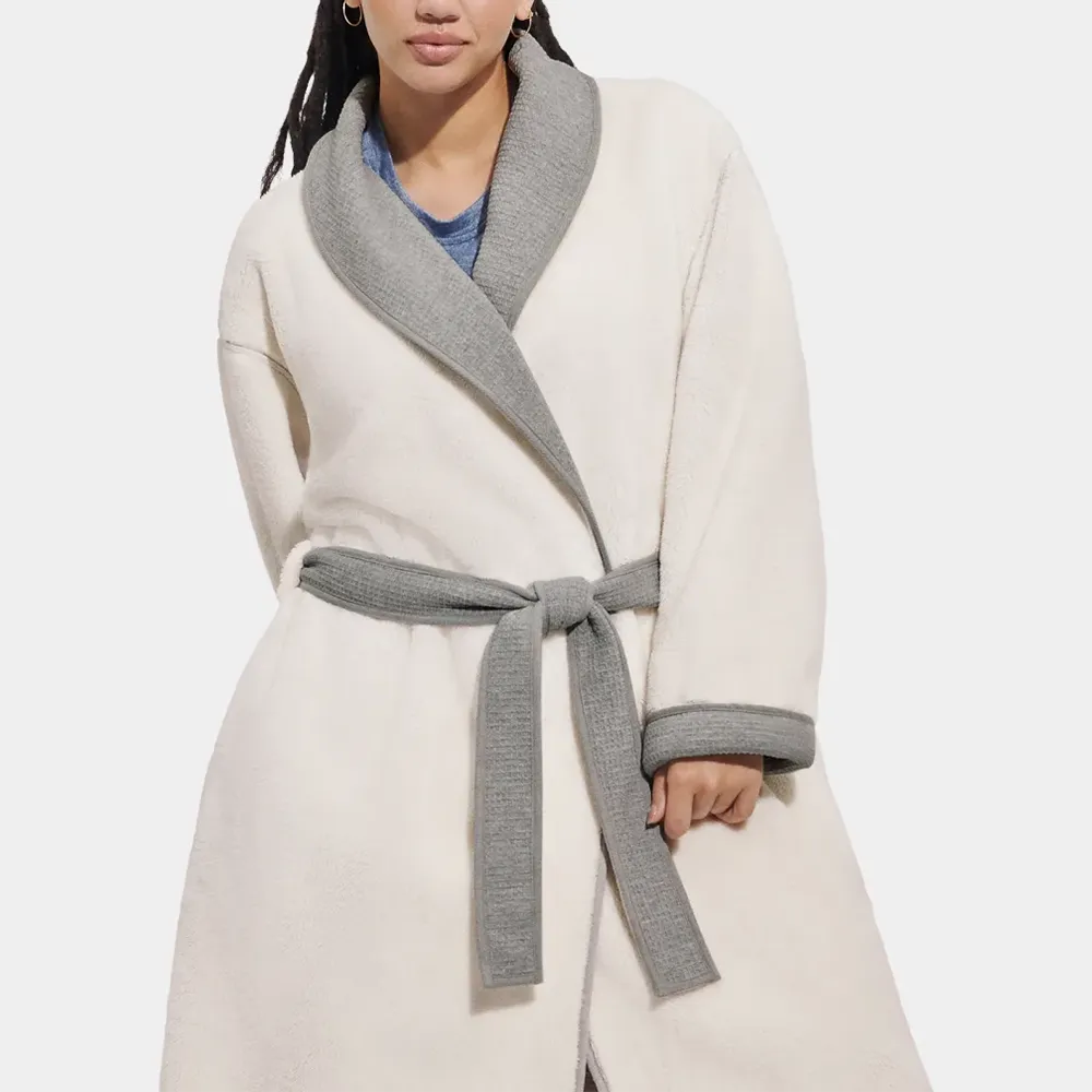 Anabella Reversible Robe Grey