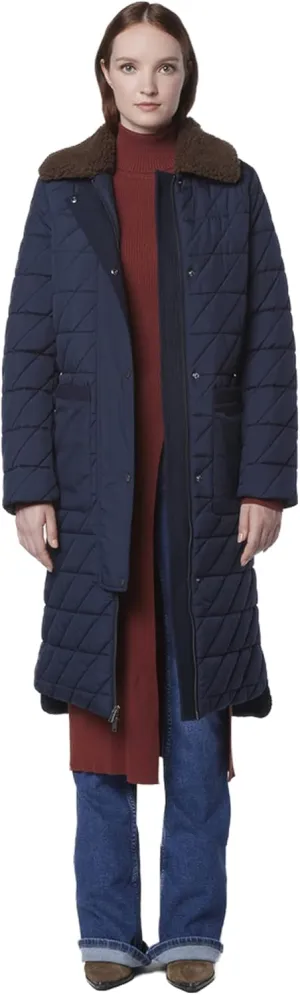 Andrew Marc Women's Maxine Long Quilted Puffer Coat