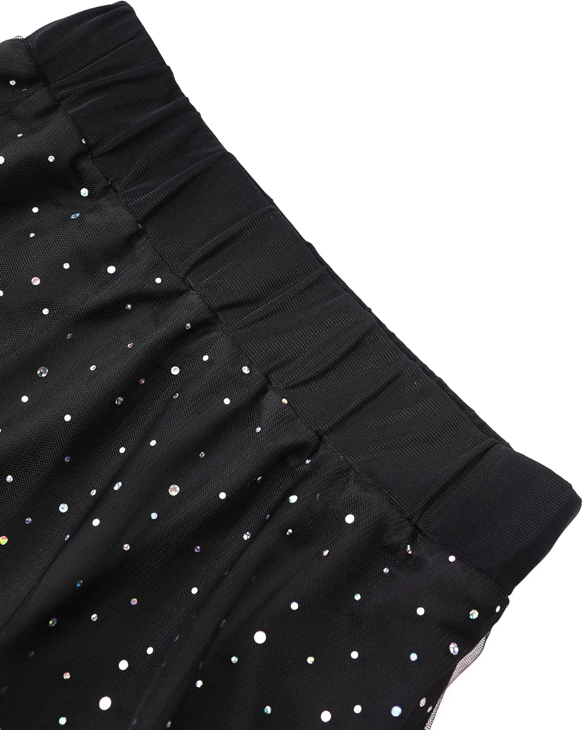 Avanova Womens Sheer Mesh High Waist Maxi Skirts A Line Flowy Layered Long Skirt