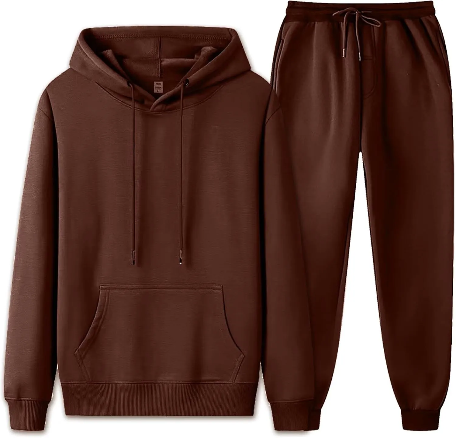 babyhealthy Unisex Hoodies Tracksuit Sweatsuit Sweatshirt and Sweatpant for Women Men 2 Piece Sets Pullover Sweater