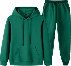 babyhealthy Unisex Hoodies Tracksuit Sweatsuit Sweatshirt and Sweatpant for Women Men 2 Piece Sets Pullover Sweater