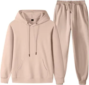 babyhealthy Unisex Hoodies Tracksuit Sweatsuit Sweatshirt and Sweatpant for Women Men 2 Piece Sets Pullover Sweater