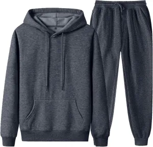babyhealthy Unisex Hoodies Tracksuit Sweatsuit Sweatshirt and Sweatpant for Women Men 2 Piece Sets Pullover Sweater