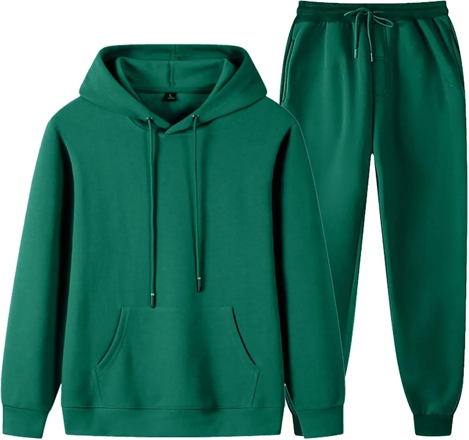 babyhealthy Unisex Hoodies Tracksuit Sweatsuit Sweatshirt and Sweatpant for Women Men 2 Piece Sets Pullover Sweater