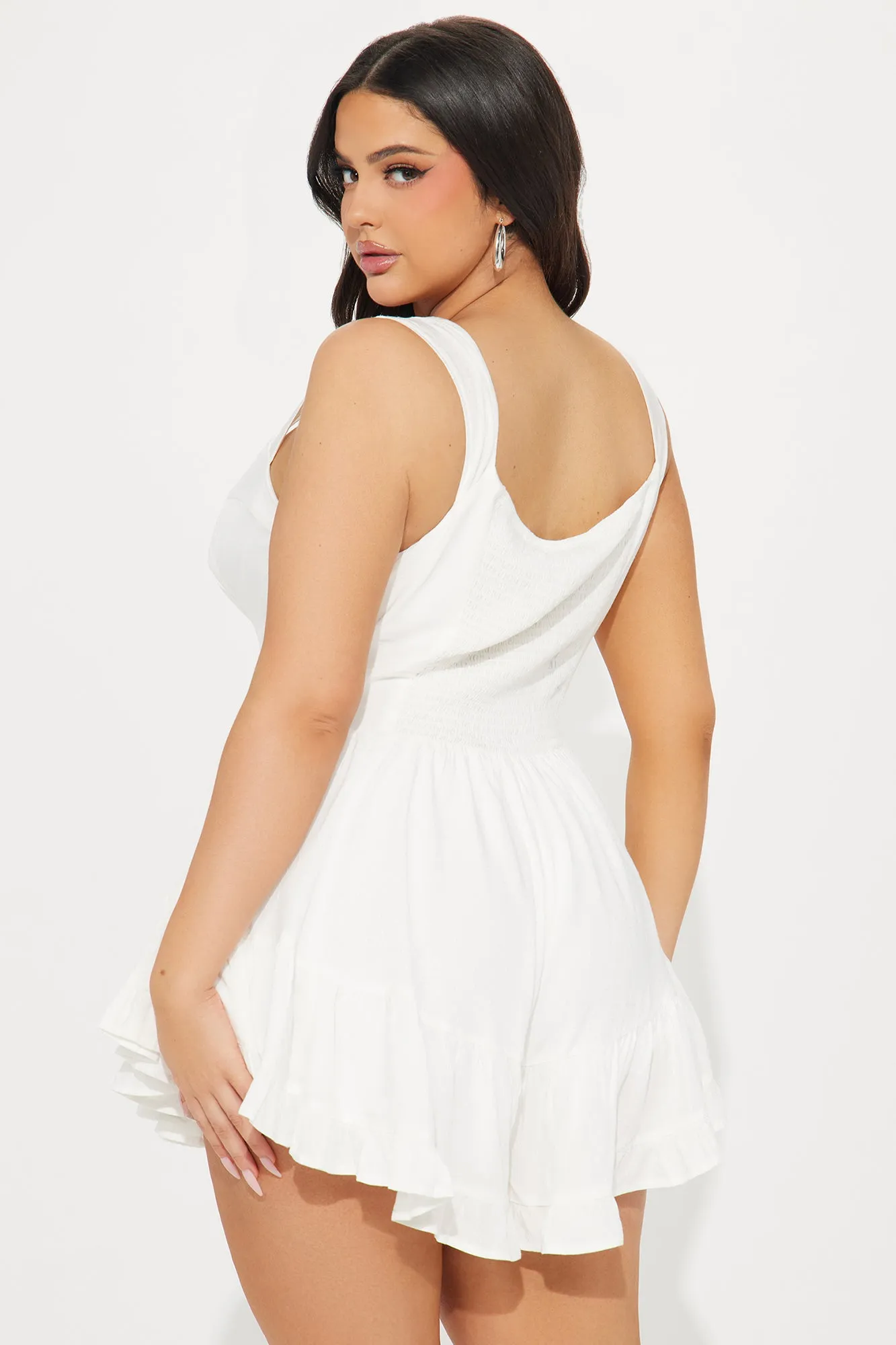 Beach Cottage Romper - Ivory