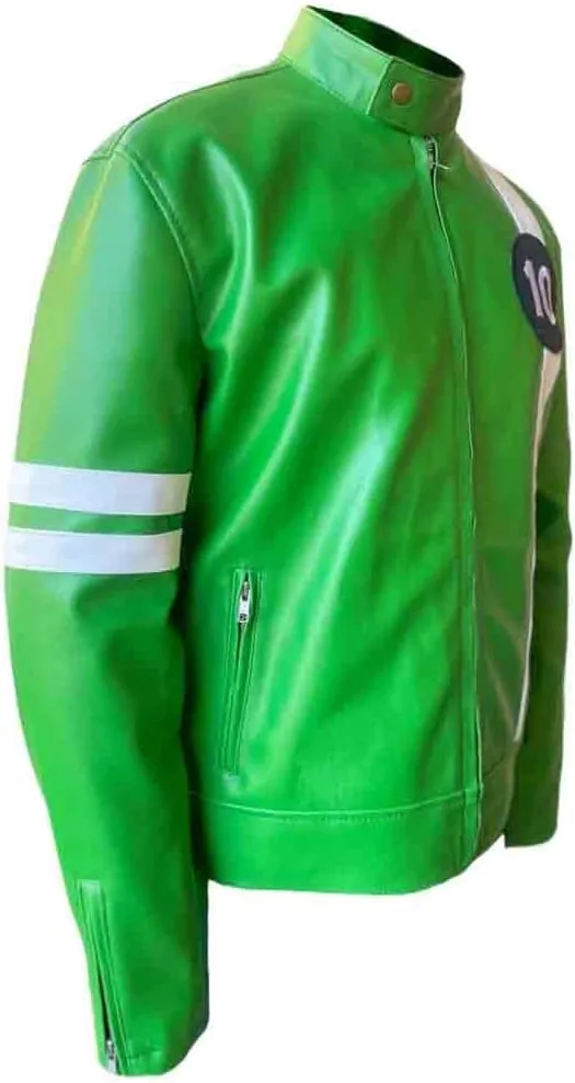 Ben-10 Jacket - Ben Tennyson Alien Force Jacket, Light Green, XXS