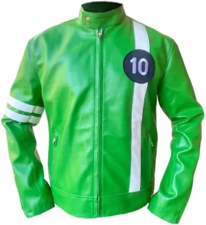 Ben-10 Jacket - Ben Tennyson Alien Force Jacket, Light Green, XXS