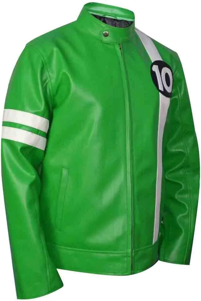 Ben-10 Jacket - Ben Tennyson Alien Force Jacket, Light Green, XXS