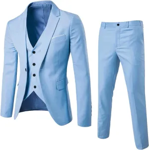 Black Suits For Men Jacket Vest Party Wedding 3- Suit Slim Pants R Men's Coats Jackets Try Before You Mens Linen