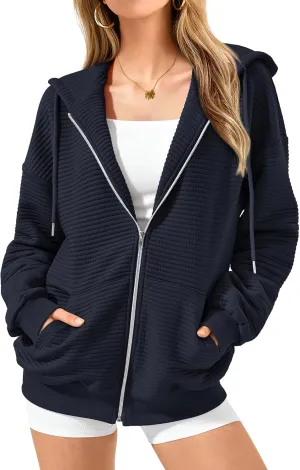 BTFBM Zip Up Hoodie Women Long Sleeve Sweatshirts Fall Outfits 2025 Oversized Hoodies Casual Fashion Jackets