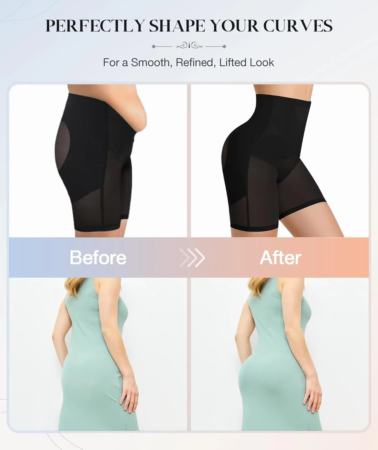 Butt Lifting Tummy Control Shapewear Shorts Women Control Panties Thigh Slimmers Compression Underwear Shaper