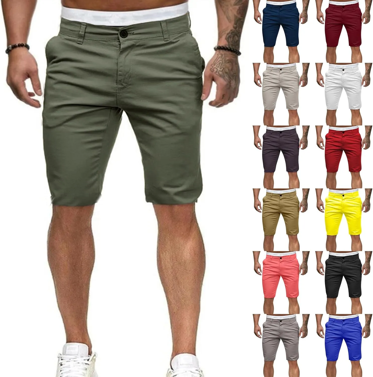 Cargo Shorts for Men Regular Stretch Camping Travel Hiking Pants Ripstop Hunting Resistant Comfort Cargo Pants