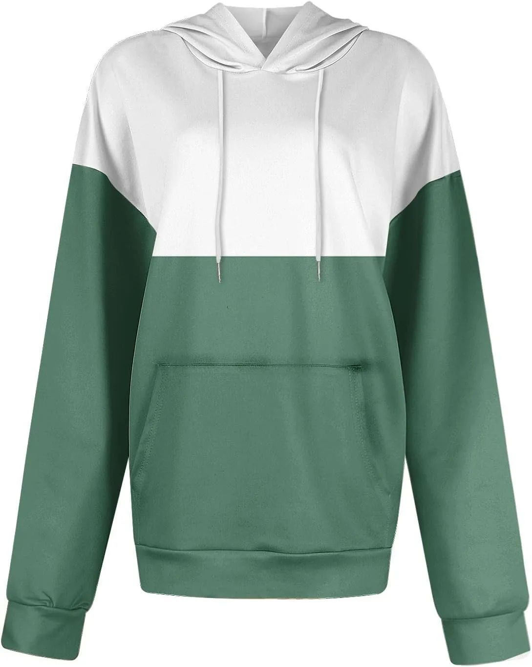 Color Block Hoodies For Women Trendy 2024 Teen Girls Fall Outfits Casual Long Sleeve Hooded Pullover Sweatshirts