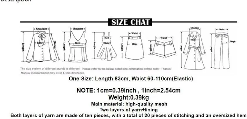 Dbdkejj Womentulle Pleated Skirts Solid Tierred Skirt Elastic High Waist Midi Skirt