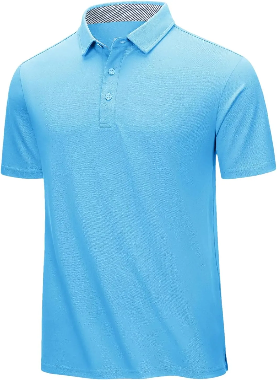 Dcvmvmn Mens Summer Cotton Blend Golf Polos Shirts Work T-Shirts Quick Dry Casual Short Sleeve Tops Tee