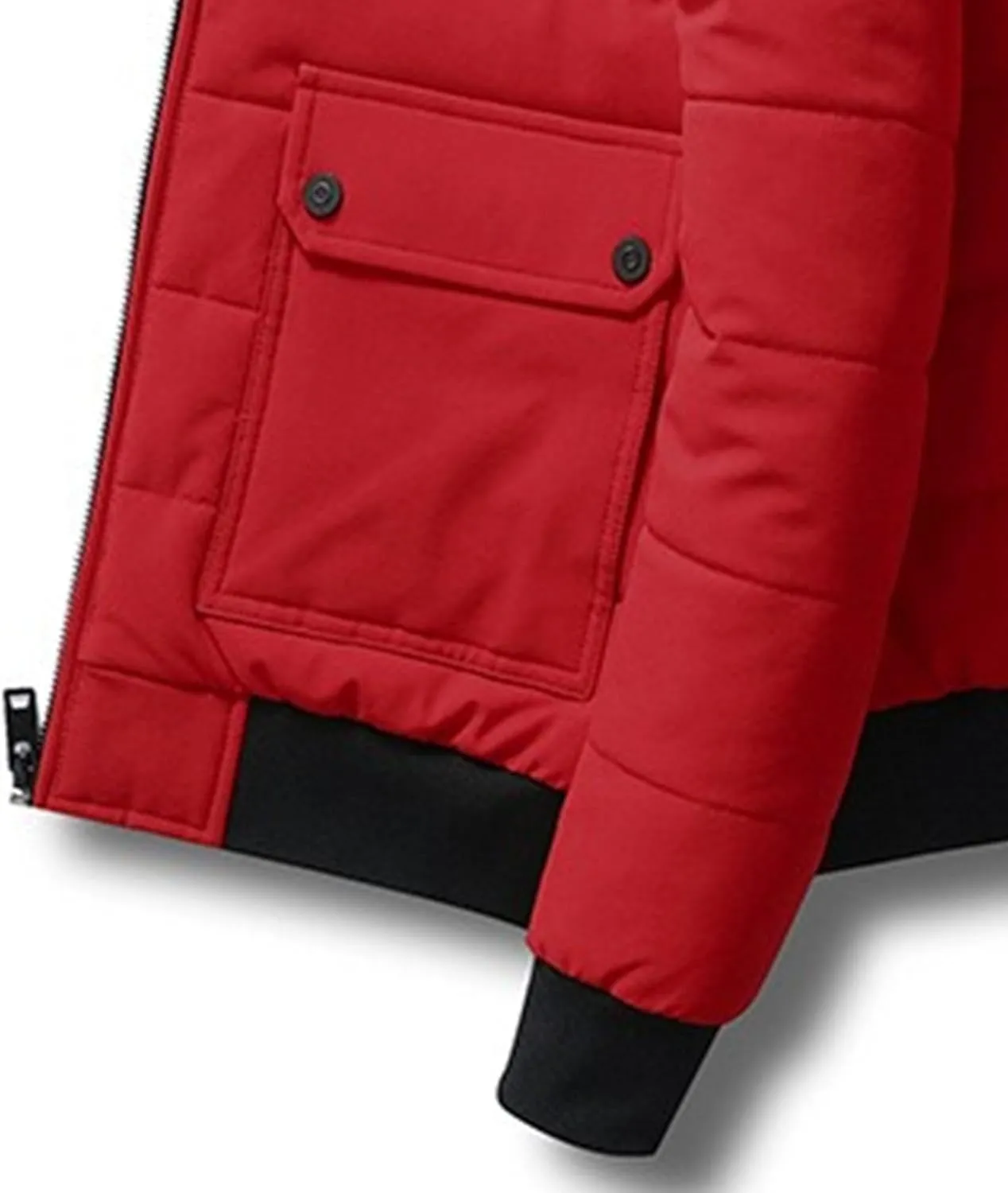 DGHM-JLMY Men's Autumn Winter Padded Coats Simple Stylish Slim Fit Quilted Coat Lambswool Lapel Collar Cotton-Padded Jacket