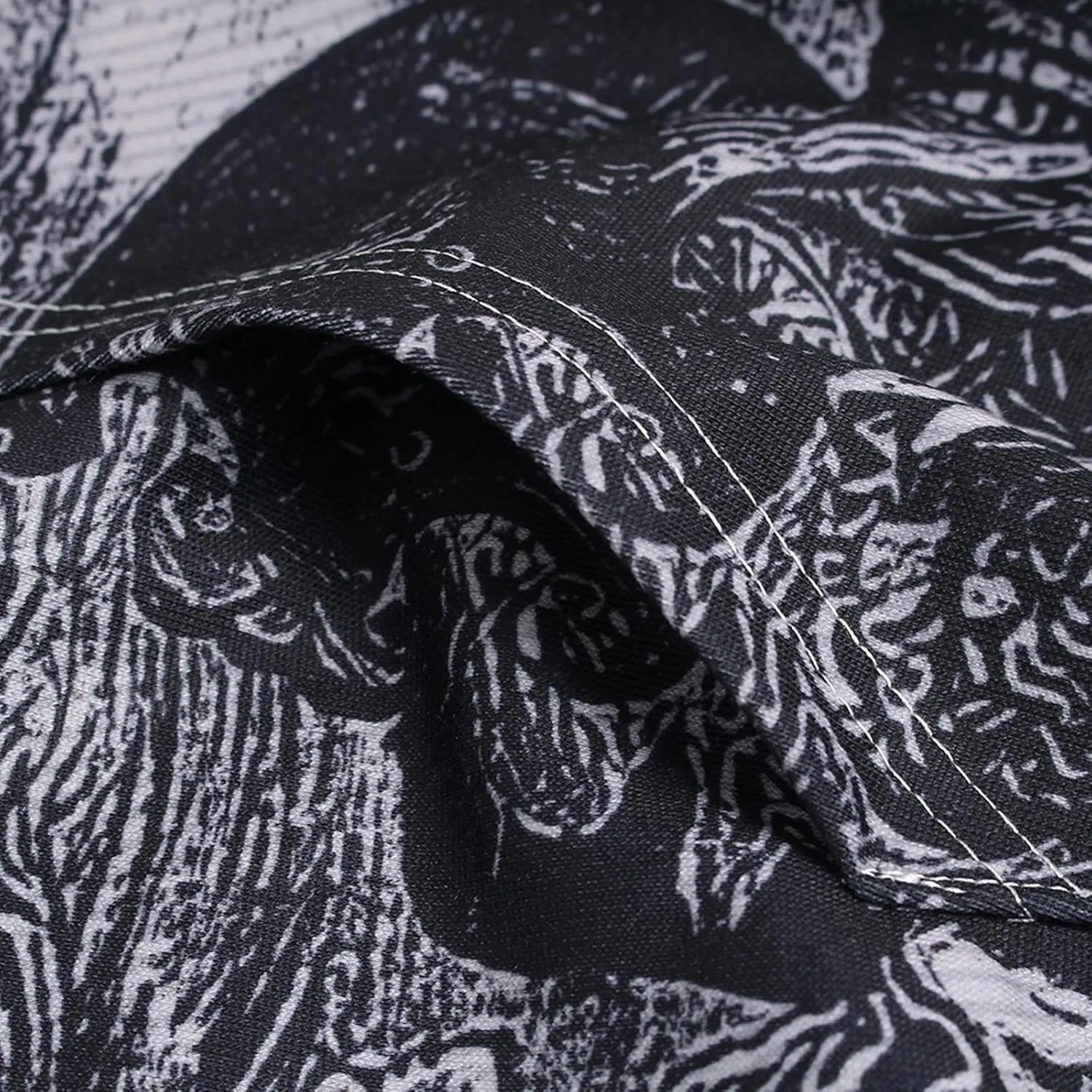 DONCARE Saint Tears Camouflage Vintage Full Patterm Print Hoodie Oversized Casual Daily Match Sweatshirts