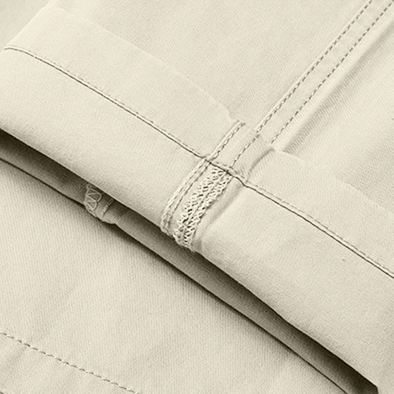 Fashion Suit Pants for Men Solid Color Slim Fit Straight Trousers Casual High Waist Business Pants with Pockets