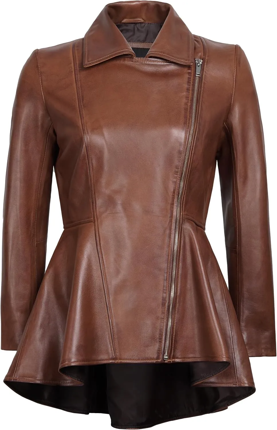 fjackets Leather Jacket Women - Real Lambskin Leather Jackets For Womens Stylish Leather Jacket for All Seasons