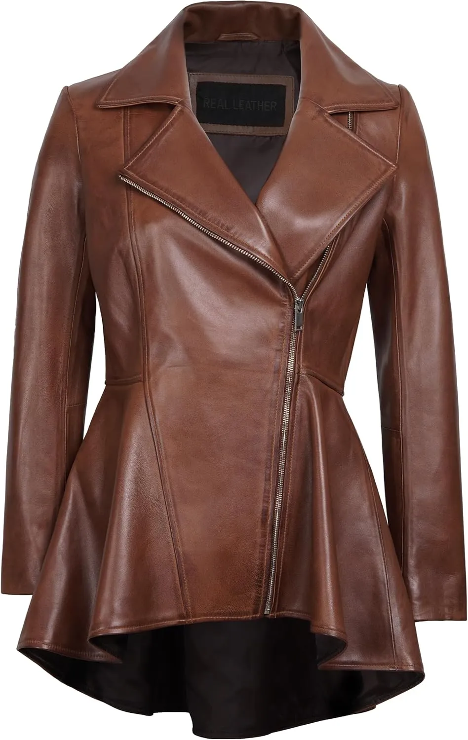 fjackets Leather Jacket Women - Real Lambskin Leather Jackets For Womens Stylish Leather Jacket for All Seasons