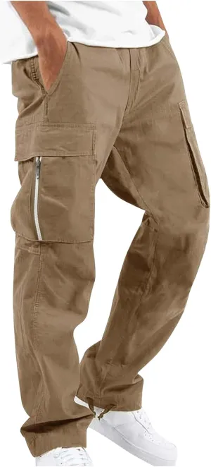 FONMA Work Pants for Men Hiking Pants Work Hiking Pants Stretch Tactical Pants Joggers Outdoor Travel Pant with Multi Pockets