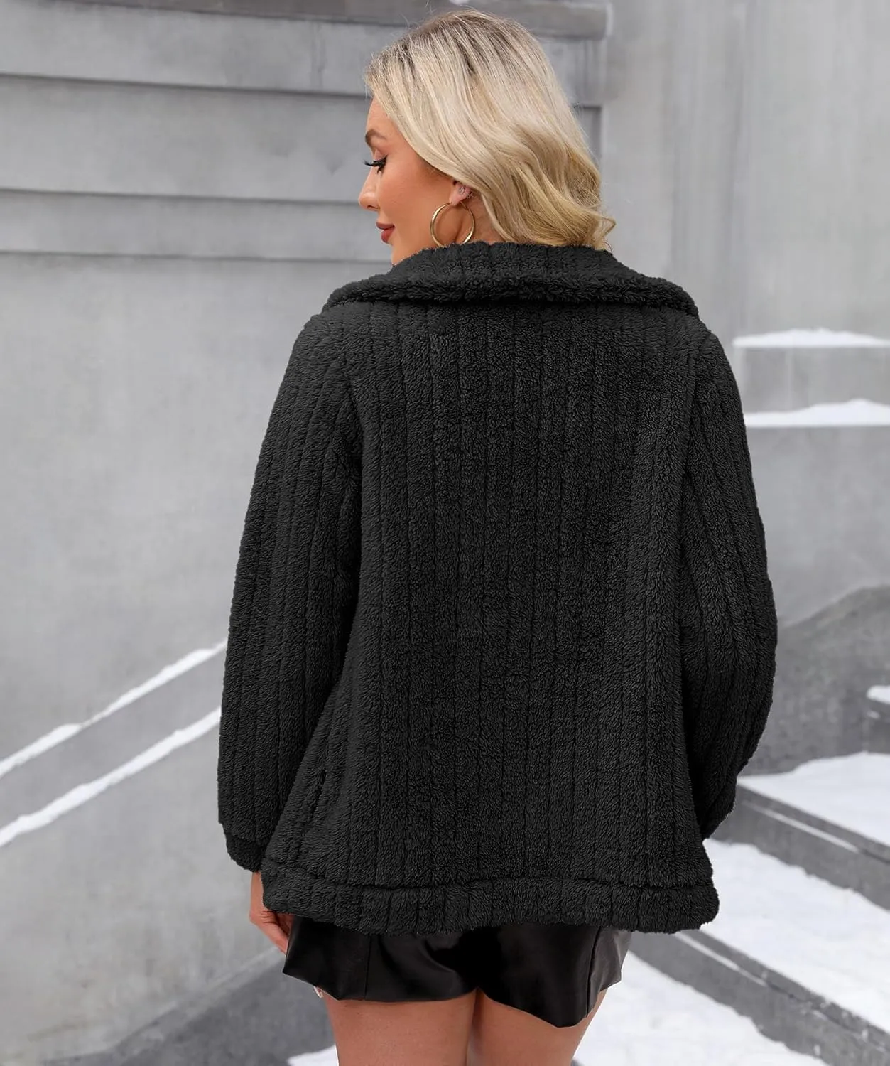 For G and PL Women's Long Sleeve Full Zip Soft Warm Fleece Jacket