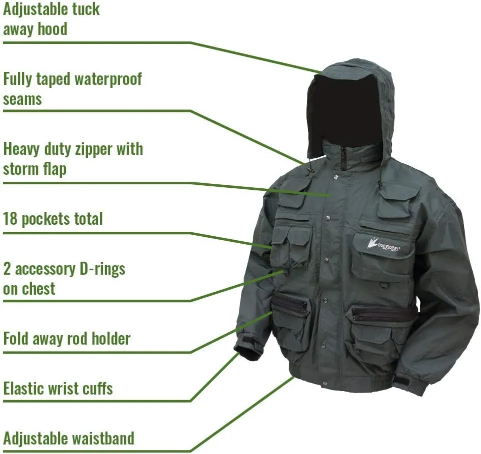 FROGG TOGGS Waterproof Cascades Sportsman's Pack Jacket