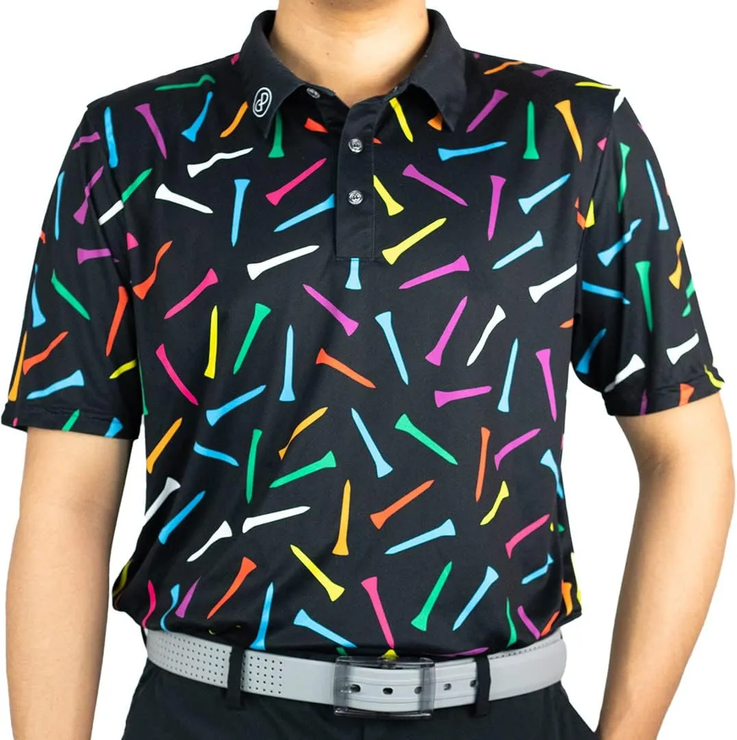 Golf Polo Shirts for Men  Mens Polo Golf Shirts Short Sleeve  Moisture-Wicking and Anti-Wrinkle Performance Polo Shirt