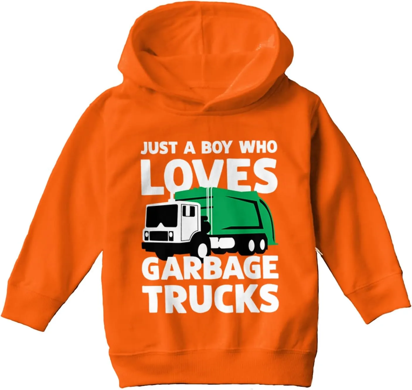 Haase Unlimited Just A Boy Who Loves Garbage Trucks Toddler/Youth Fleece Hoodie