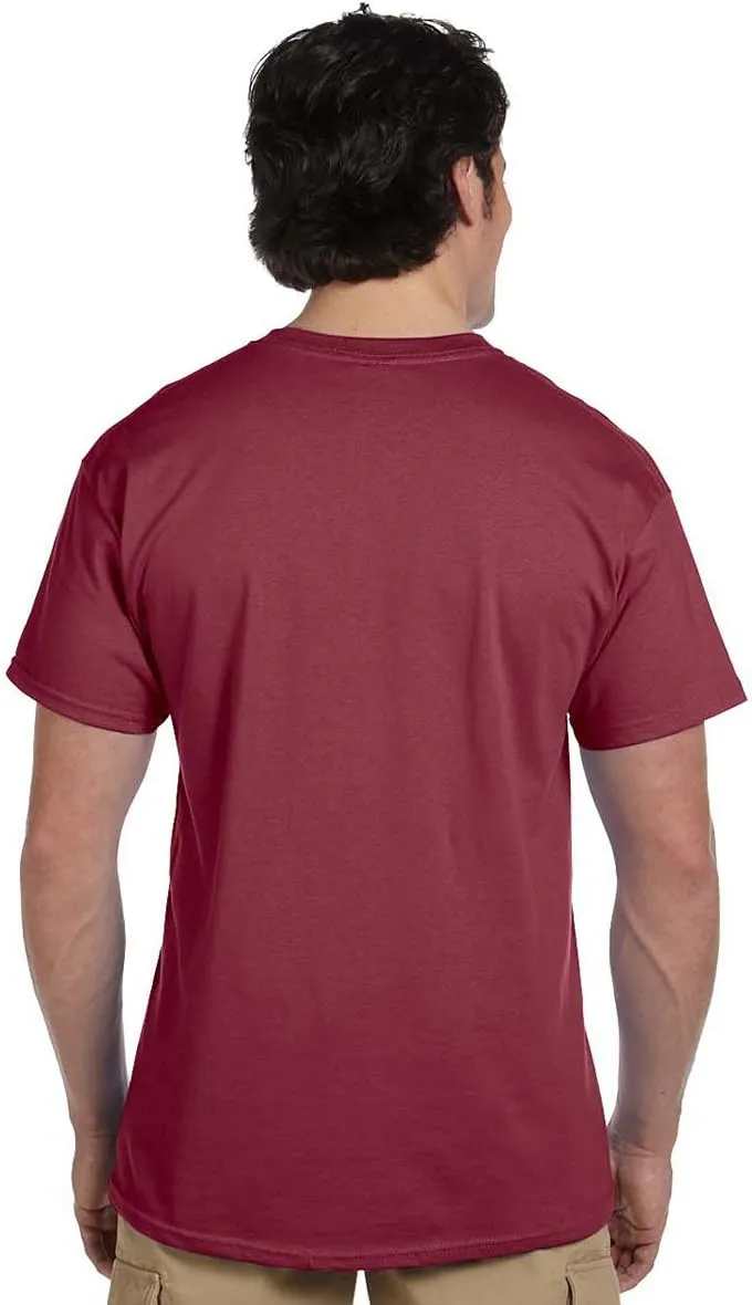 Hanes Men's Beefy-t T-Shirt, Classic Heavyweight Cotton Tee, 1 Or 2 Pack, Available in Tall Sizes