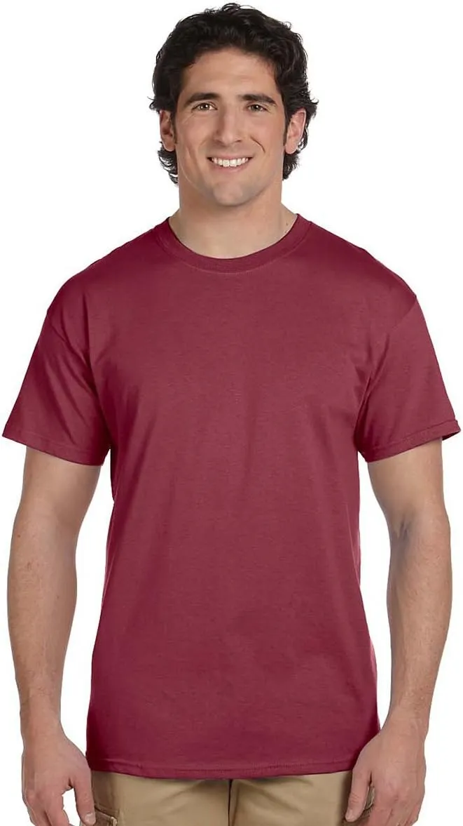 Hanes Men's Beefy-t T-Shirt, Classic Heavyweight Cotton Tee, 1 Or 2 Pack, Available in Tall Sizes
