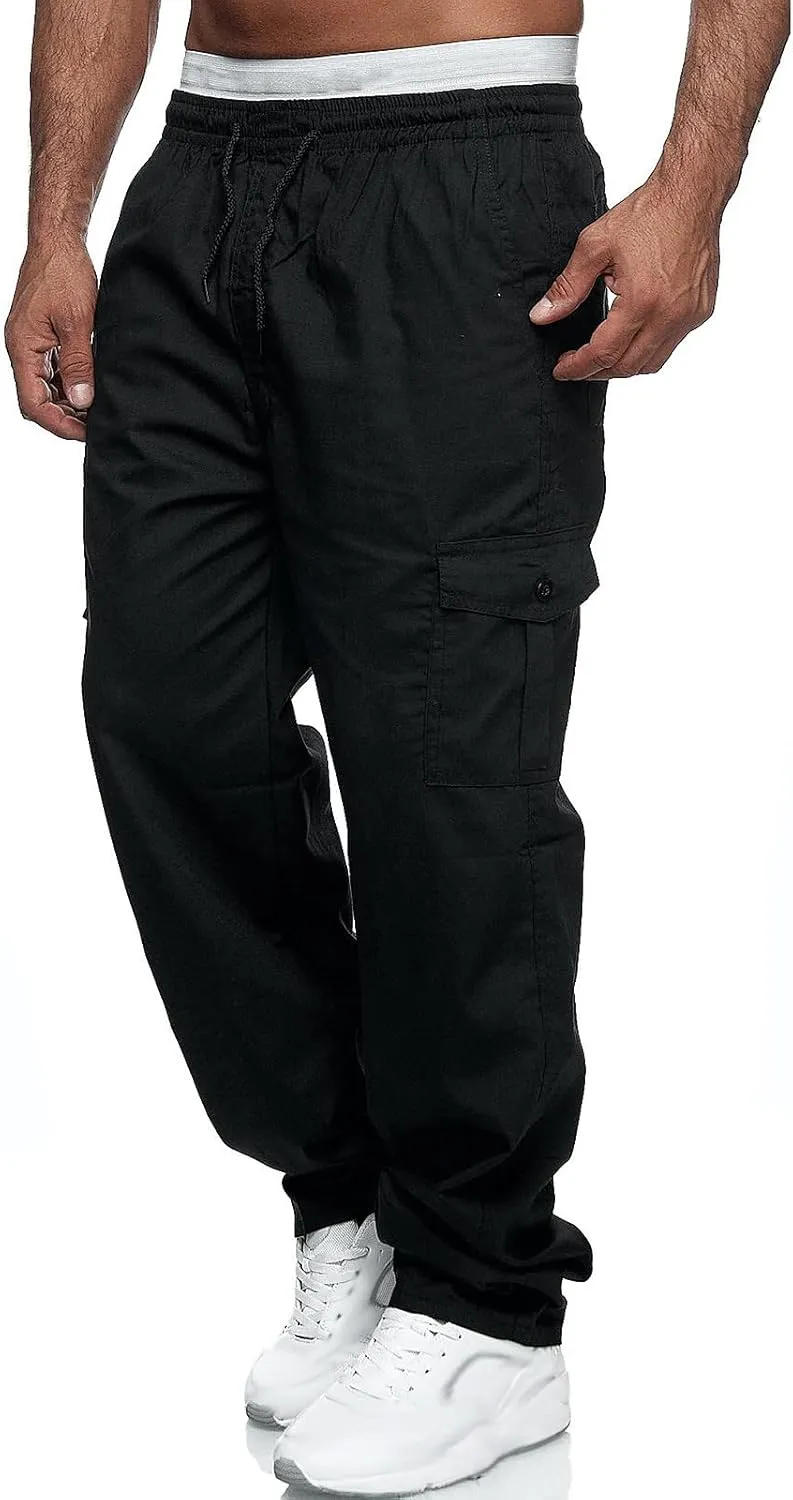 Hiking Pants for Men Sports Casual Jogging Trousers Lightweight Hiking Work Pants Outdoor Pant