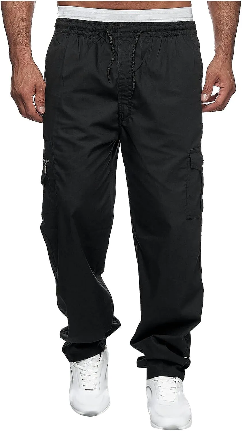 Hiking Pants for Men Sports Casual Jogging Trousers Lightweight Hiking Work Pants Outdoor Pant
