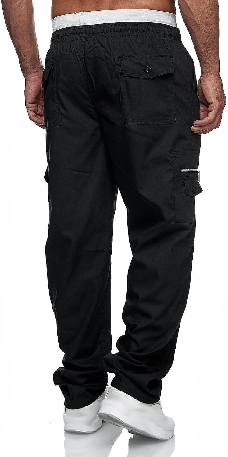 Hiking Pants for Men Sports Casual Jogging Trousers Lightweight Hiking Work Pants Outdoor Pant