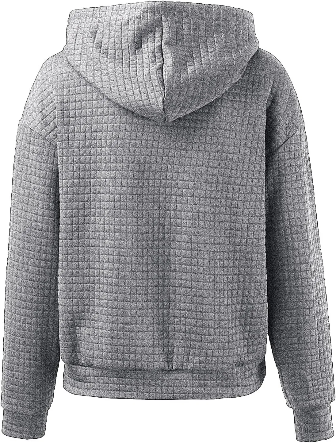 Hoodies for Women Waffle Knit Cute Hoodies Drawstring Pullover Sweatshirts Fashion Casual Sweaters Comfy Fall Clothes Outfits