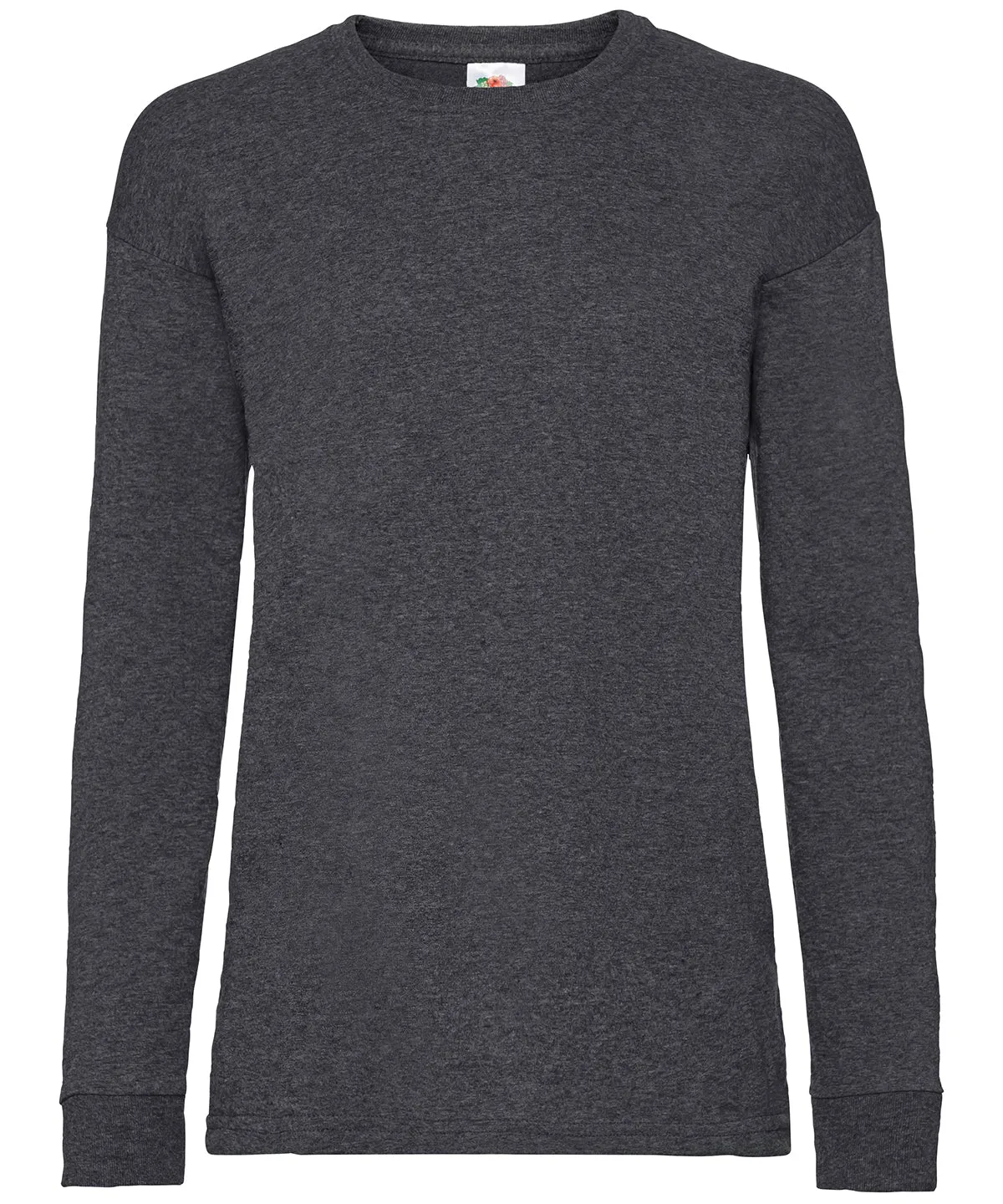 Kids long sleeve valueweight T | Dark Heather Grey