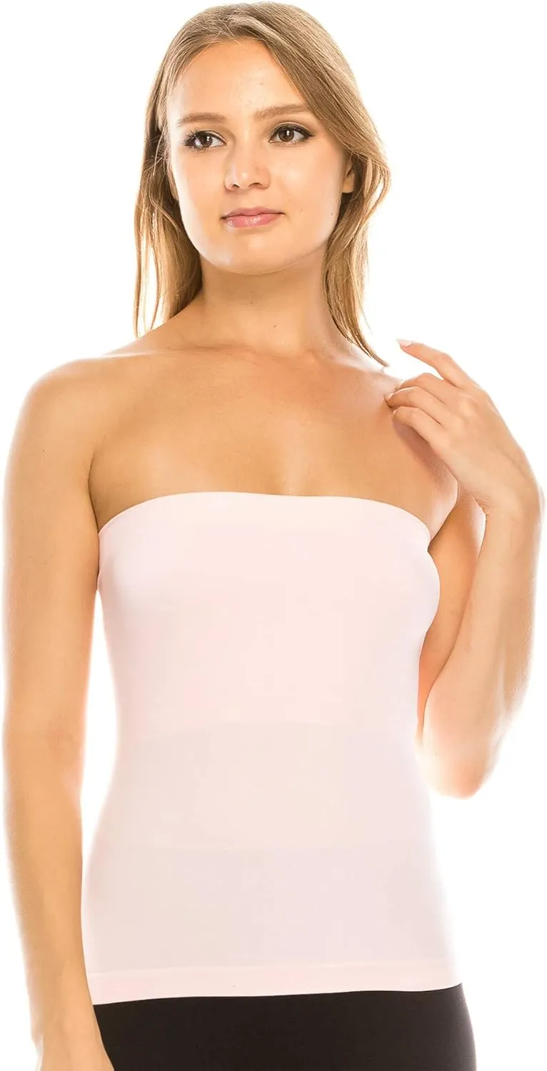 Kurve Medium Length Tube Top with Built-in Shelf Bra, UV Protective Fabric UPF 50  (Made with Love in The USA)