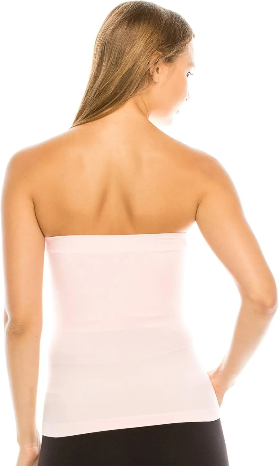 Kurve Medium Length Tube Top with Built-in Shelf Bra, UV Protective Fabric UPF 50  (Made with Love in The USA)