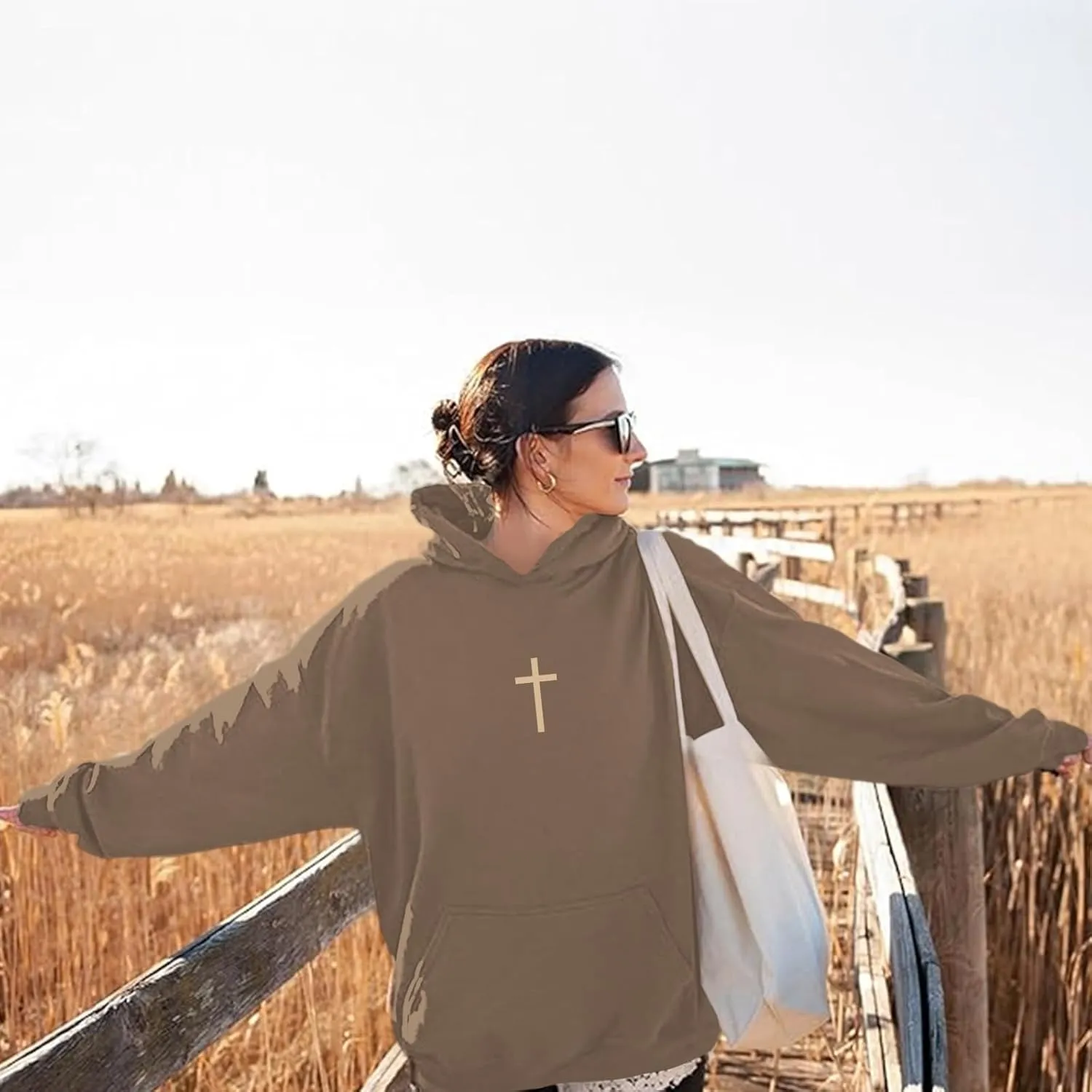 Let All That You Do Be Done in Love Hoodie for Women Christian Faith Sweatshirt Bible Verse Religious Pullover Tops
