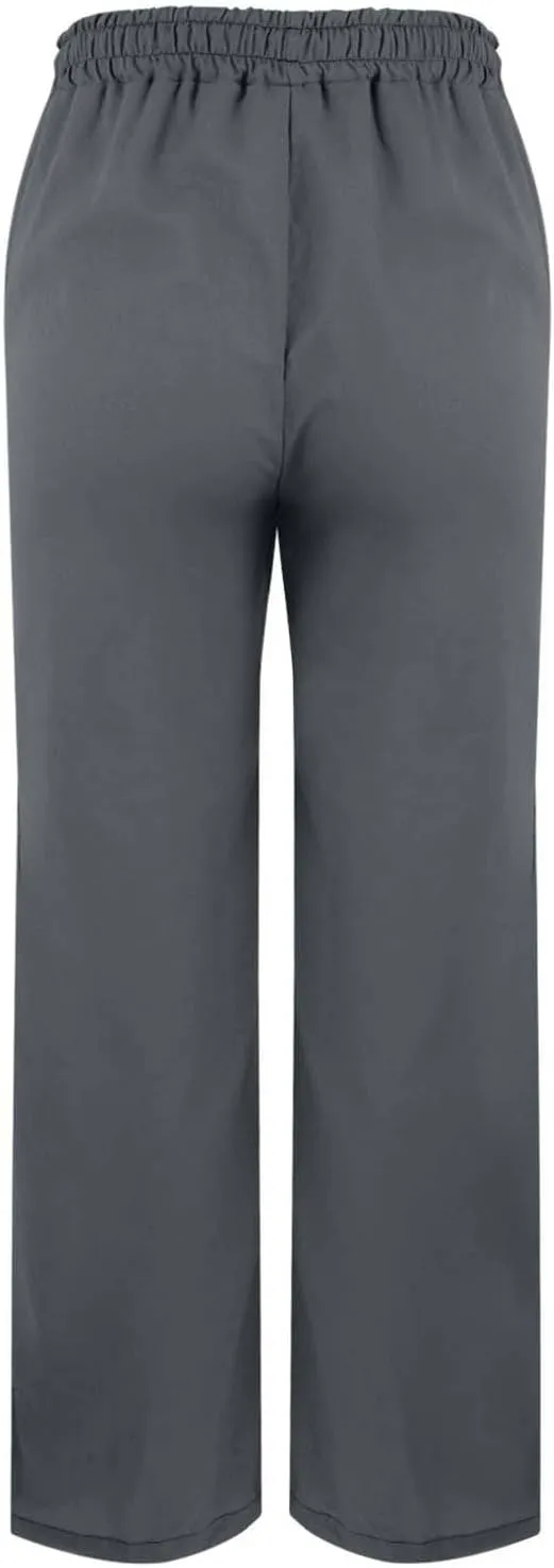 Linen Pants for Women 2025 Summer High Waist Elastic Straight Leg Lounge Pant Loose Lightweight Beach Trousers