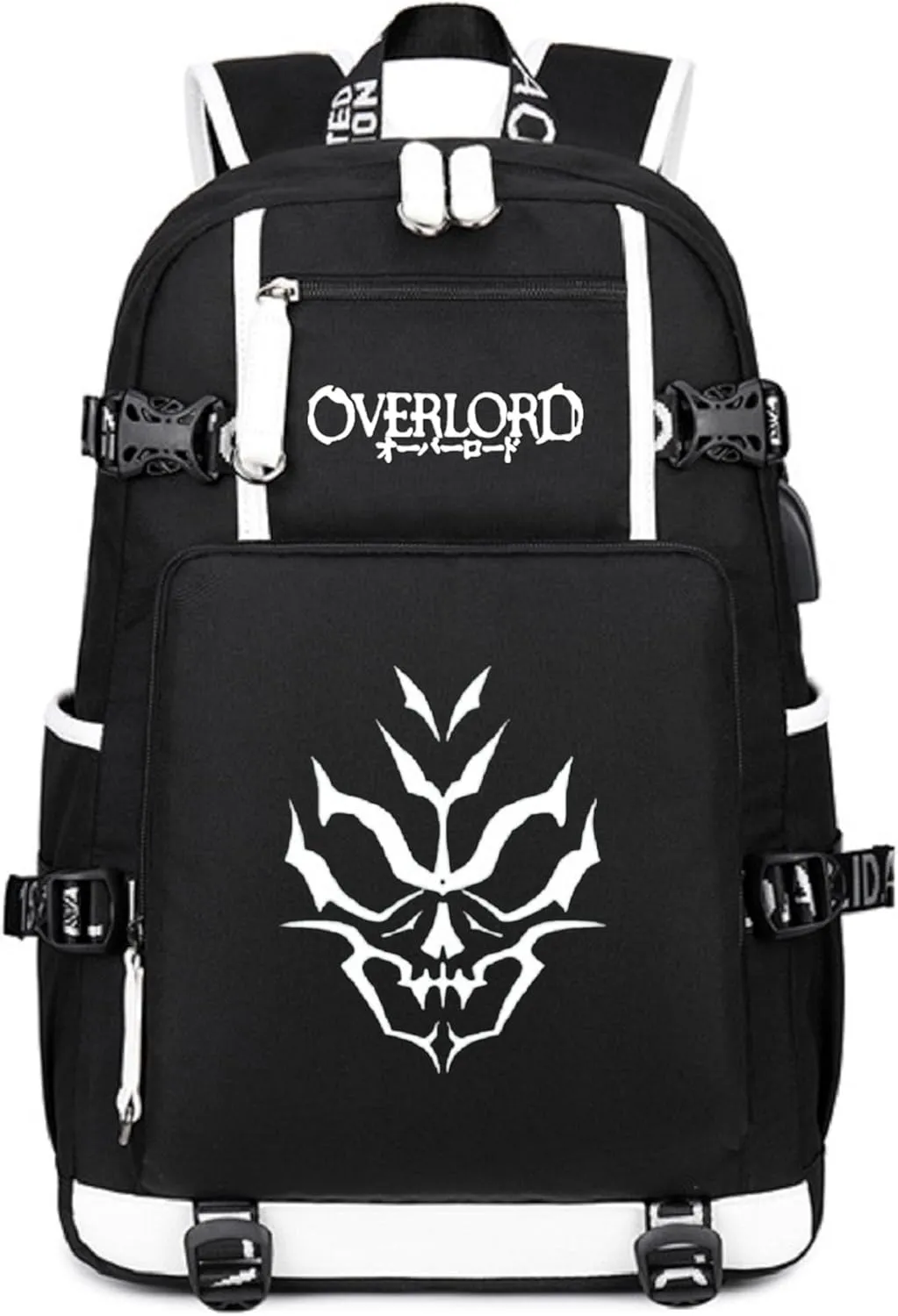 Luminous Anime OverLord Backpack Ainz Ooal Gown Daypack Laptop Bag Student Bag School Bag 2