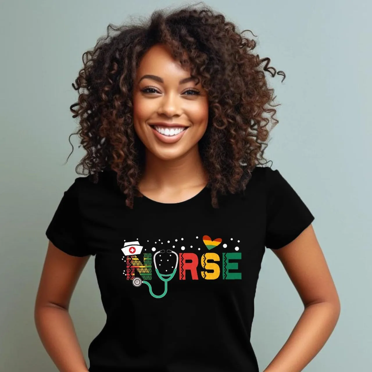 MAIHUN Women Nurse Life Shirt Nurse Letter Print Tee Tops Nurse Day Gifts Shirts Inspirational Short Sleeve