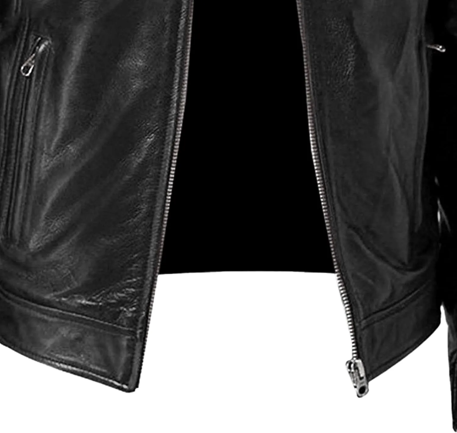 Male Cafe Racer Style PU Jacket Motorcycle Distressed Leather Jackets Moto Coat Bikers Leather Biker Blazer