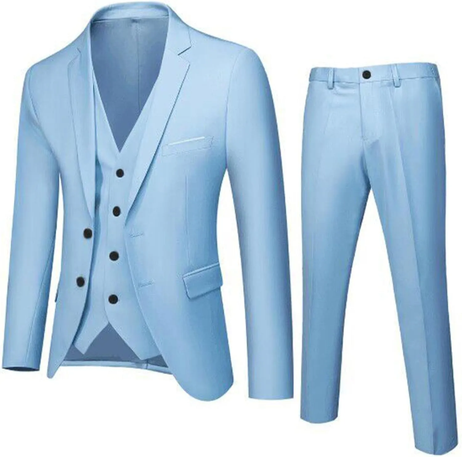 Men Suits 2024 3 Suit Business Wedding Party Jacket Vest & Pants Coat Fat Suit Mens Linen Sets Men Suits Regular