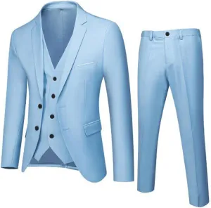 Men Suits 2024 3 Suit Business Wedding Party Jacket Vest & Pants Coat Fat Suit Mens Linen Sets Men Suits Regular