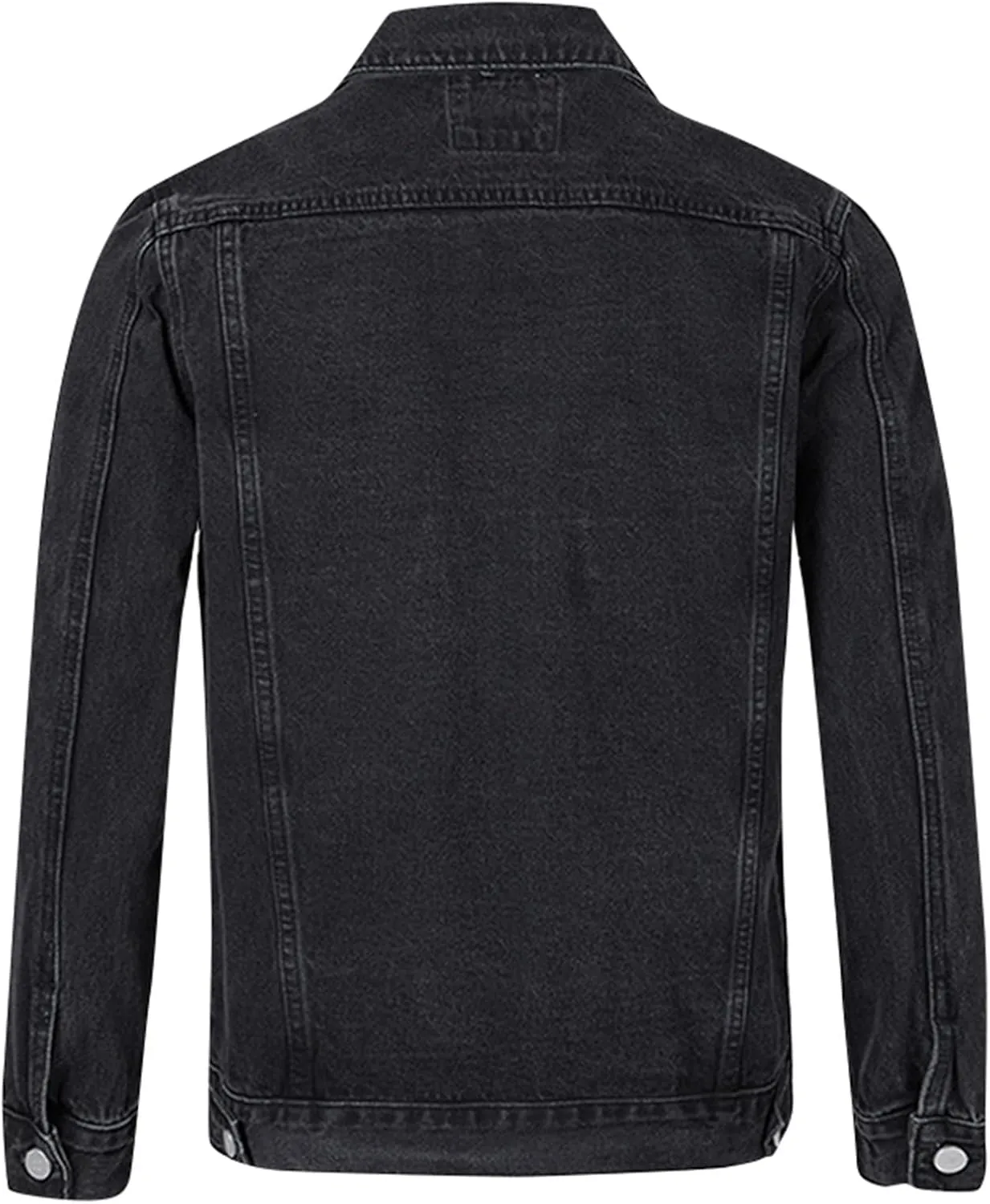 Men'S Denim Jackets, Men'S Casual Workwear Long Sleeve Lapel Collar Denim Jacket Loose Multi Pocket Coat