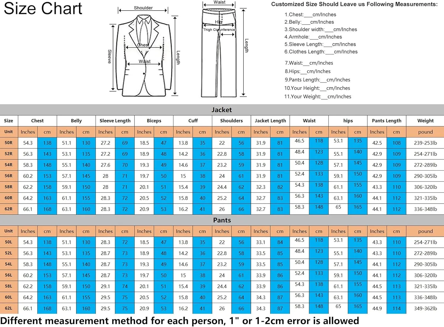 Men's Plus Size 3 Pieces Suit Big Tall Notch Lapel Two Buttons Wedding Tux Vest Pants